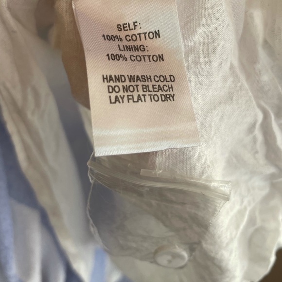 Lulus Cotton Off the Shoulder Striped Midi Dress - Picture 9 of 10